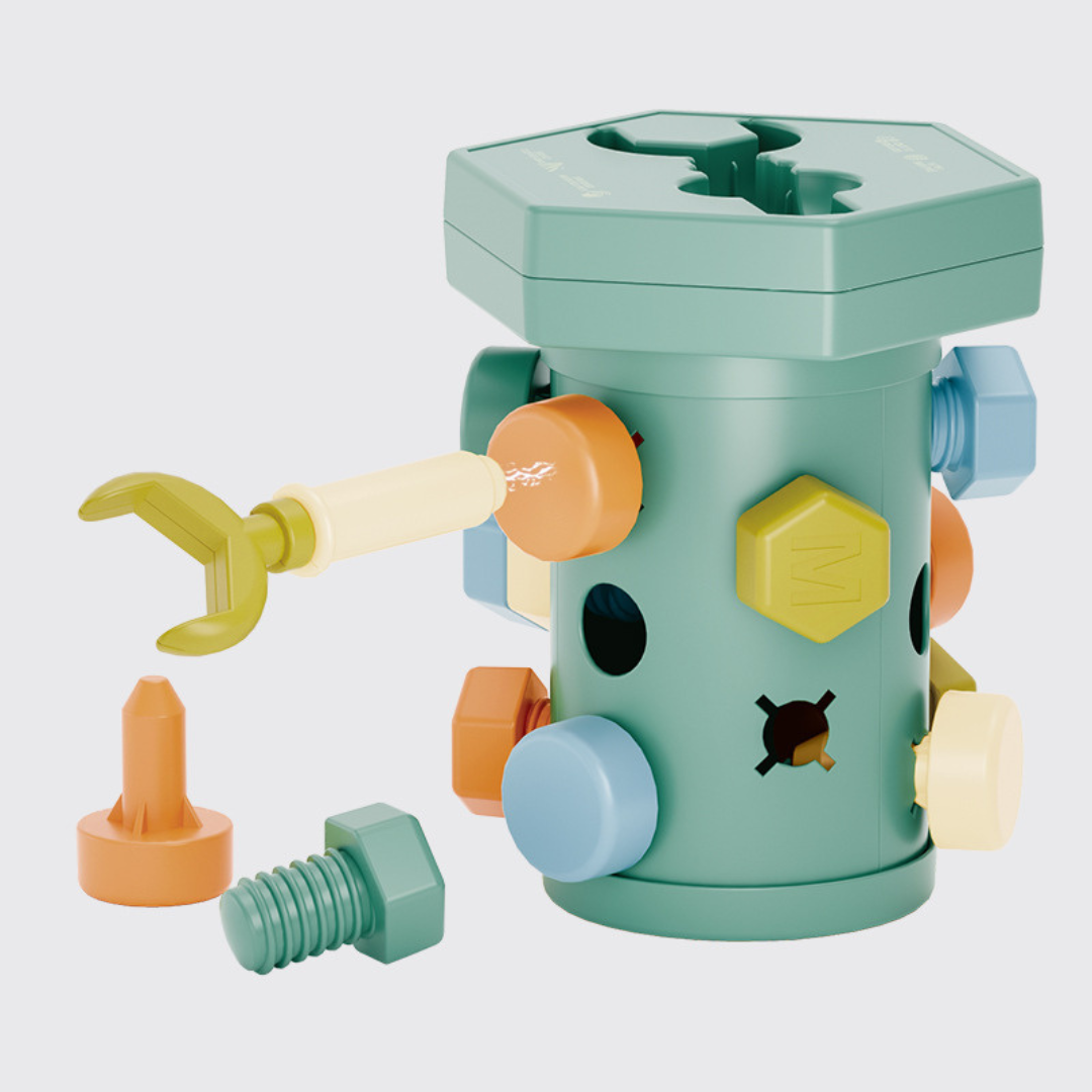Montessori screws play set