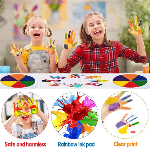 Finger paint drawing set for children