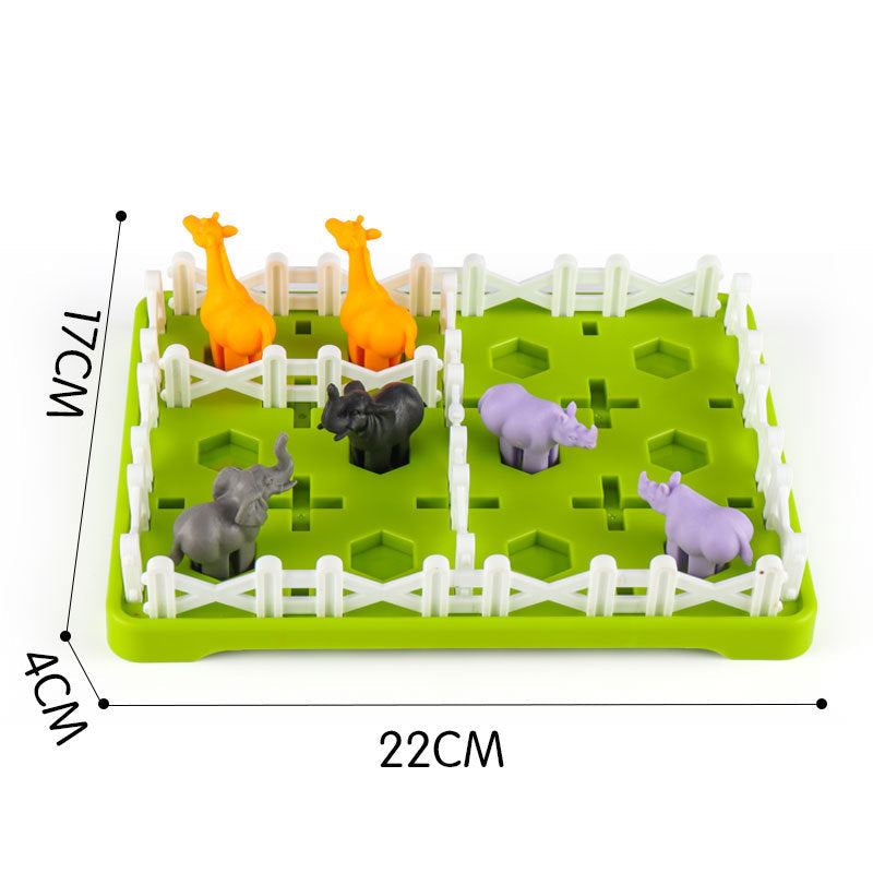 Montessori Farm Animal Puzzle and Learn Game