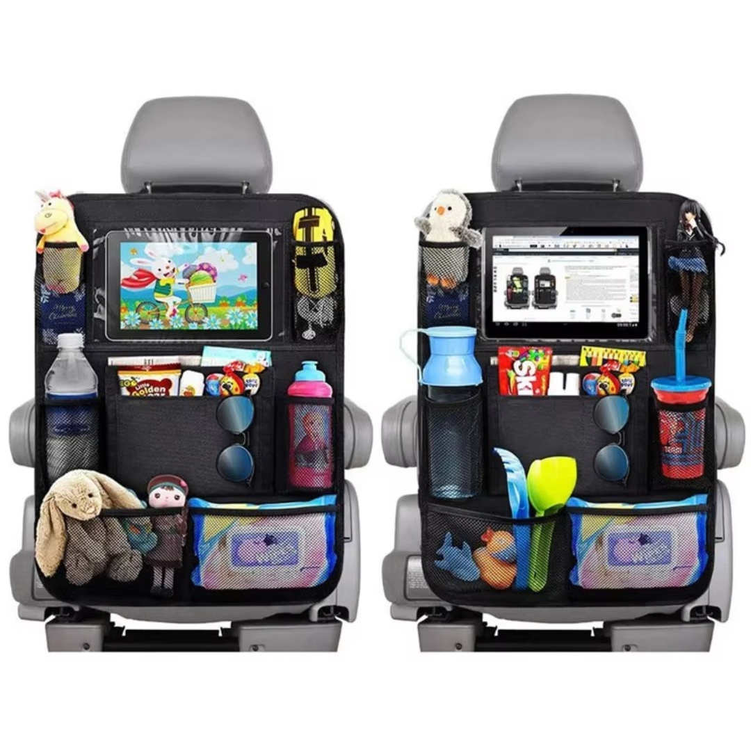 Car seat protector and organizer for children