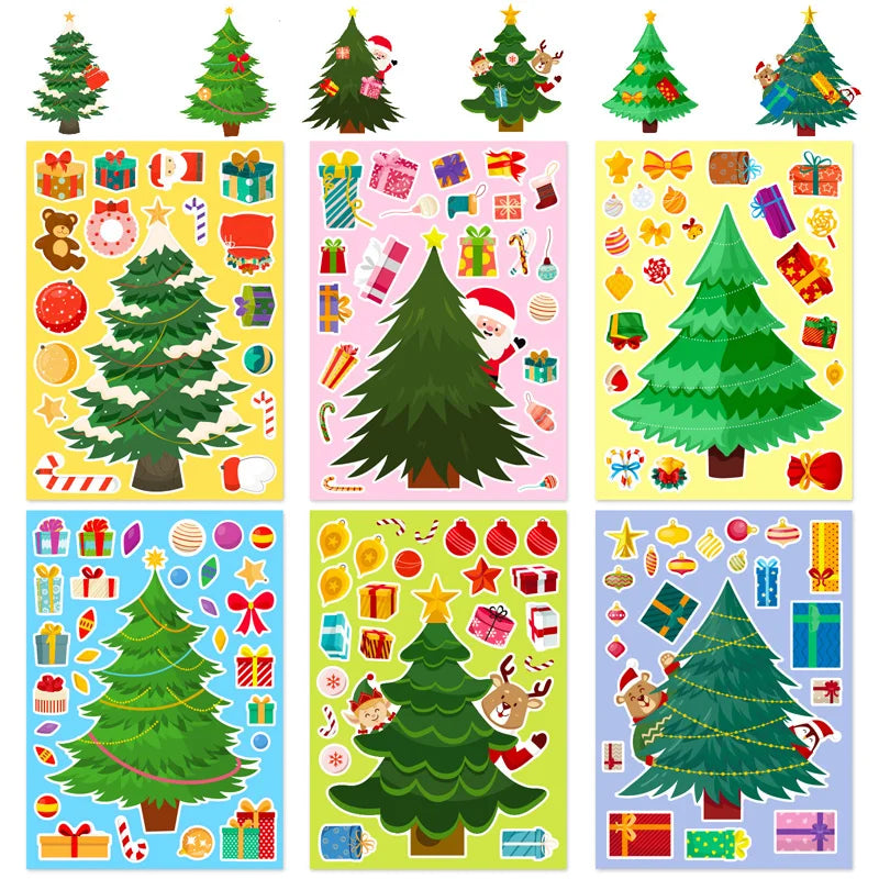 DIY Christmas Tree Sticker Kit
