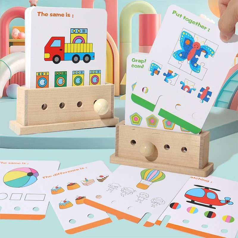 Wooden Logic Educational Unlocking Game for Kids - Preschool Skill Developement