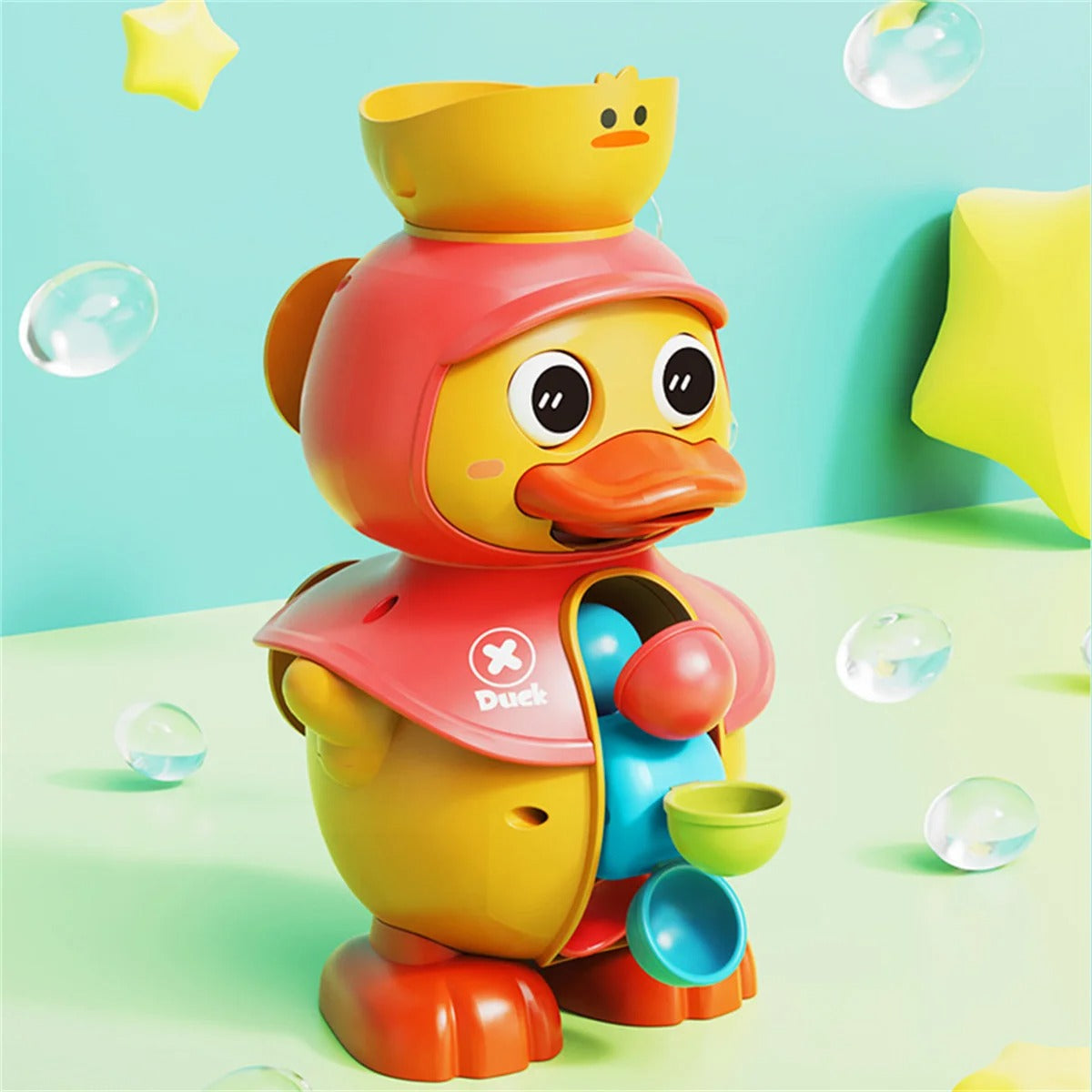 Water Wheel Bath Duck Toy