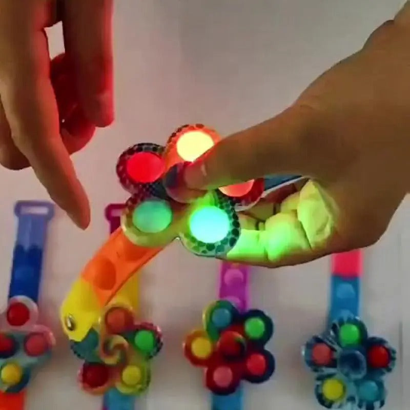 Fidget Spinner Bracelet - Wearable Stress Reliever for Kids