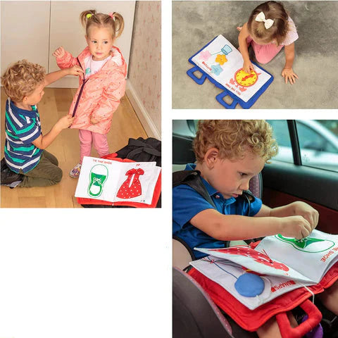 Montessori Learning Book for Children – Promoting Fine Motor Skills