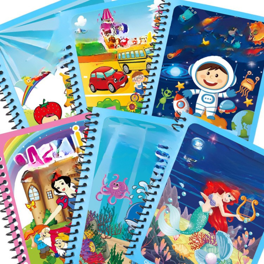 Magic Water Drawing Book
