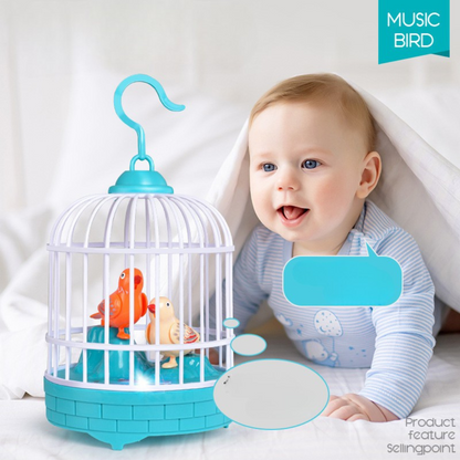 Talking Bird Cage Kids Toy
