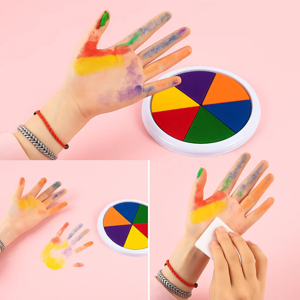 Finger paint drawing set for children