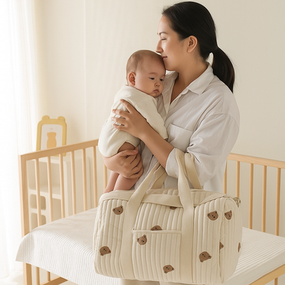 Large mommy baby bag - space for everything moms need!