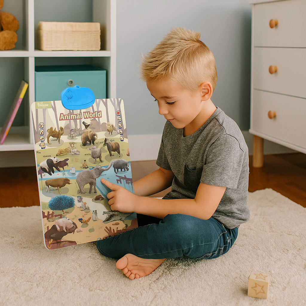 Talking English learning board for children