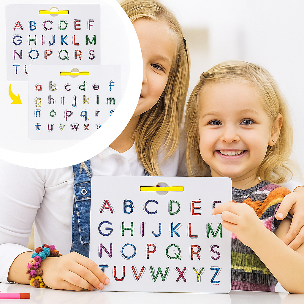 Educational magnetic ball writing board