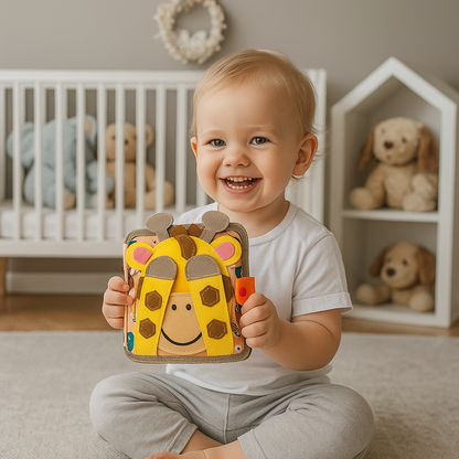 Montessori Sensory Giraffe Story Book