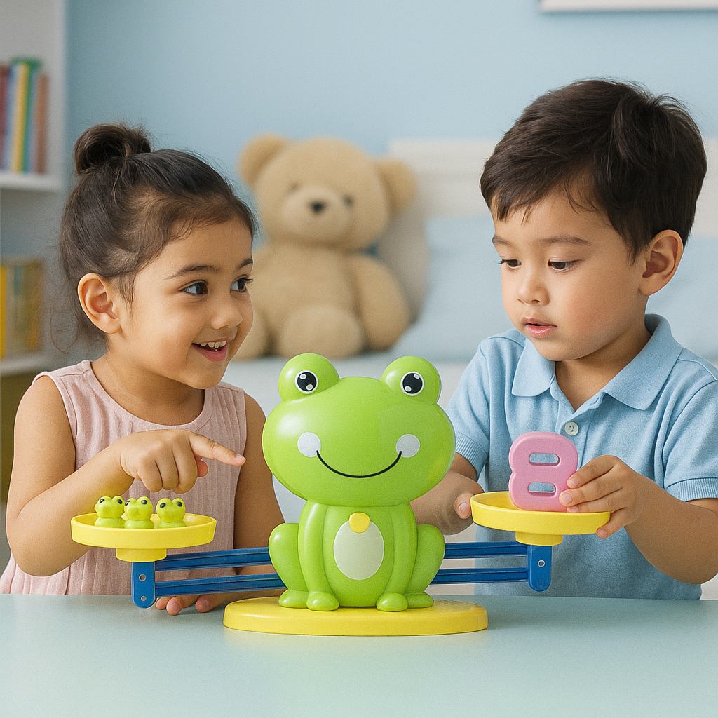 Fun & Educational Frog Balance Math Toy