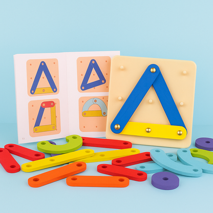 Creative Letters Numbers and Shapes Learning Board