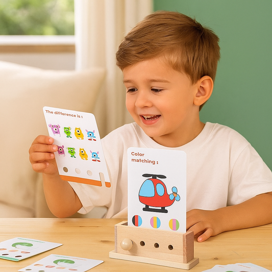 Wooden Logic Educational Unlocking Game for Kids - Preschool Skill Developement