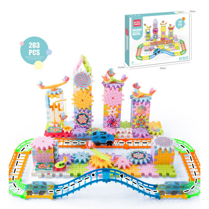 Rotating Montessori Building Blocks Toy