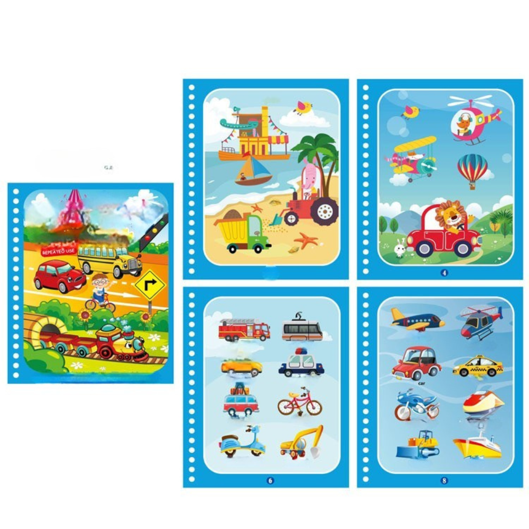 Magic Water Drawing Book