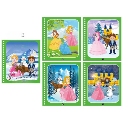 Magic Water Drawing Book