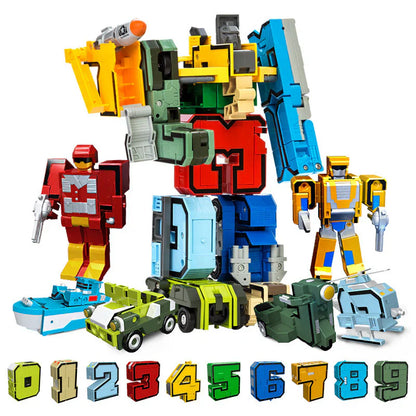 Construction Action Figure with Numbers