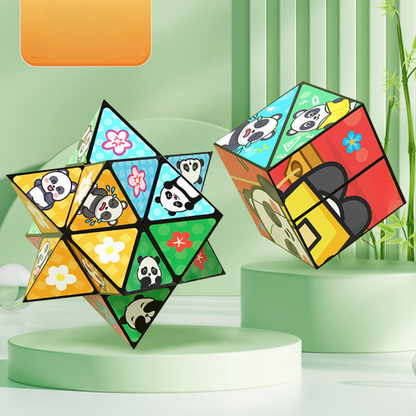 Magical Folding Cubes