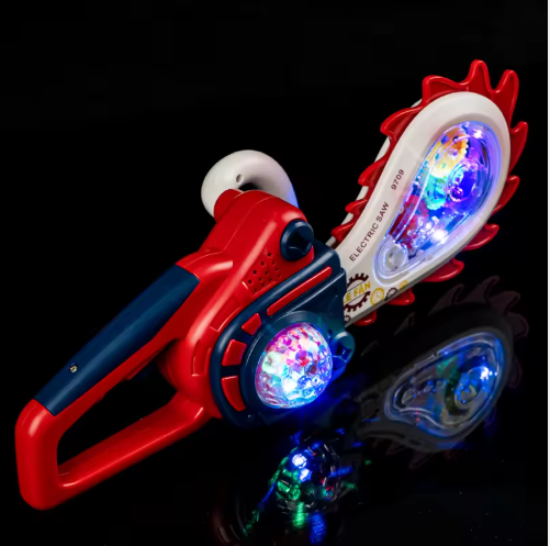 Luminous Musical Chainsaw Toy for Children