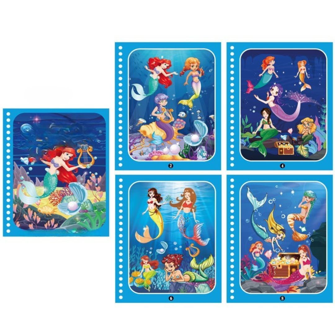 Magic Water Drawing Book
