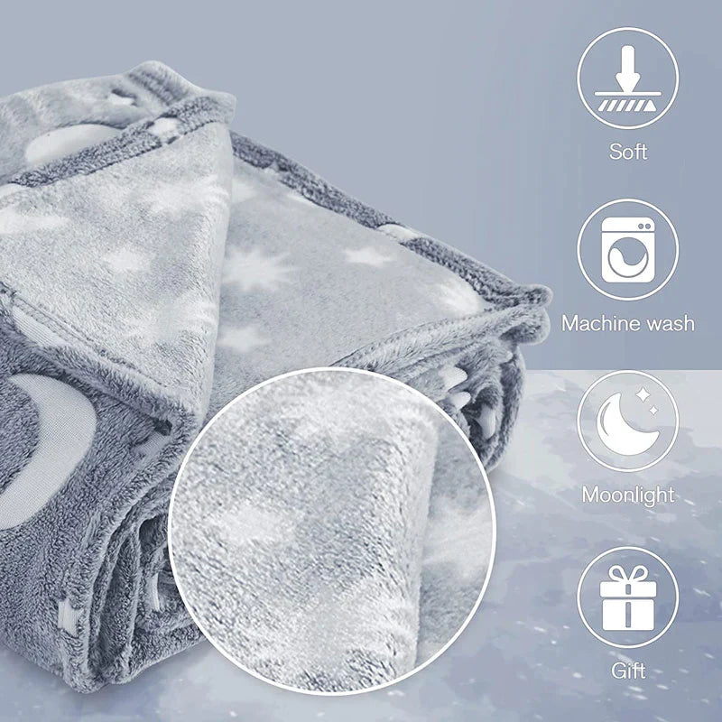 Starlight Glow Blanket – Soft & Luminous Comfort