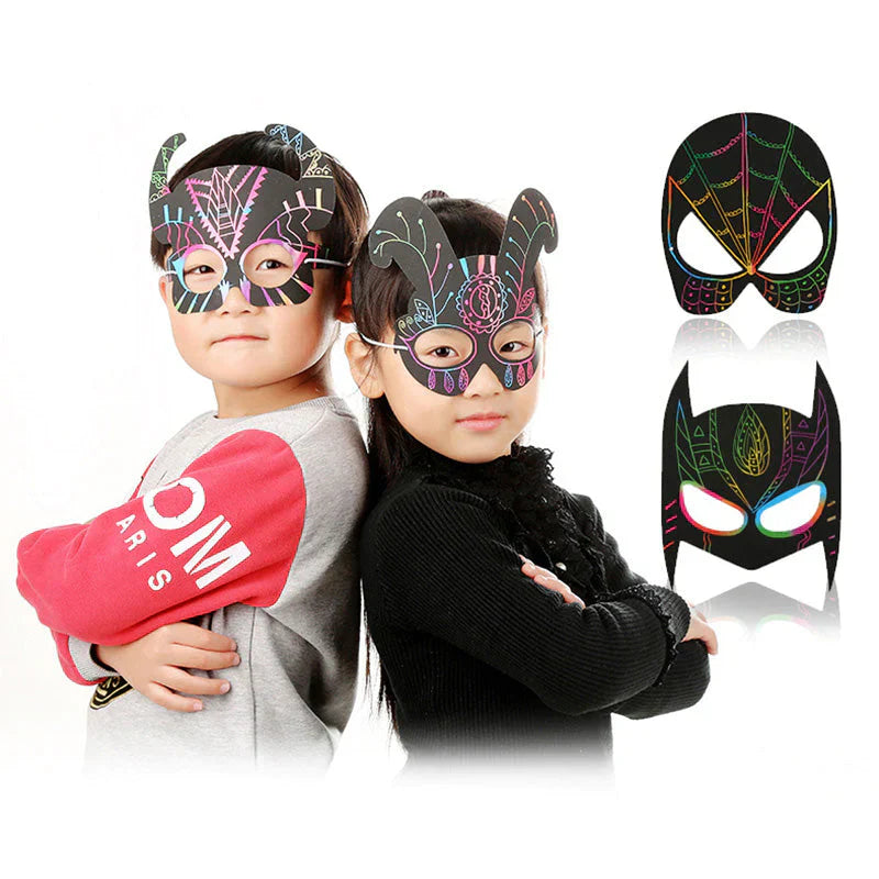 Scratch Art Rainbow Cards