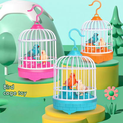 Talking Bird Cage Kids Toy