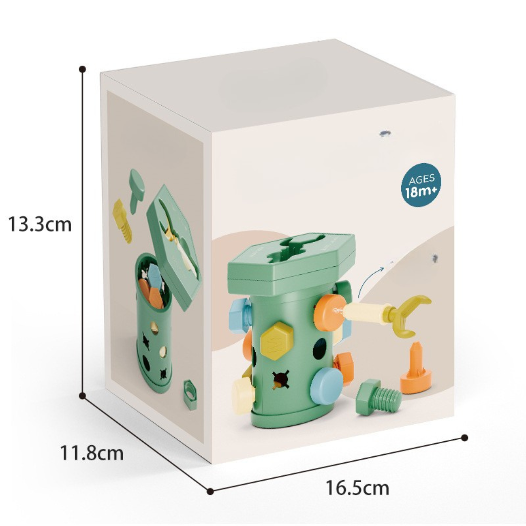 Montessori screws play set