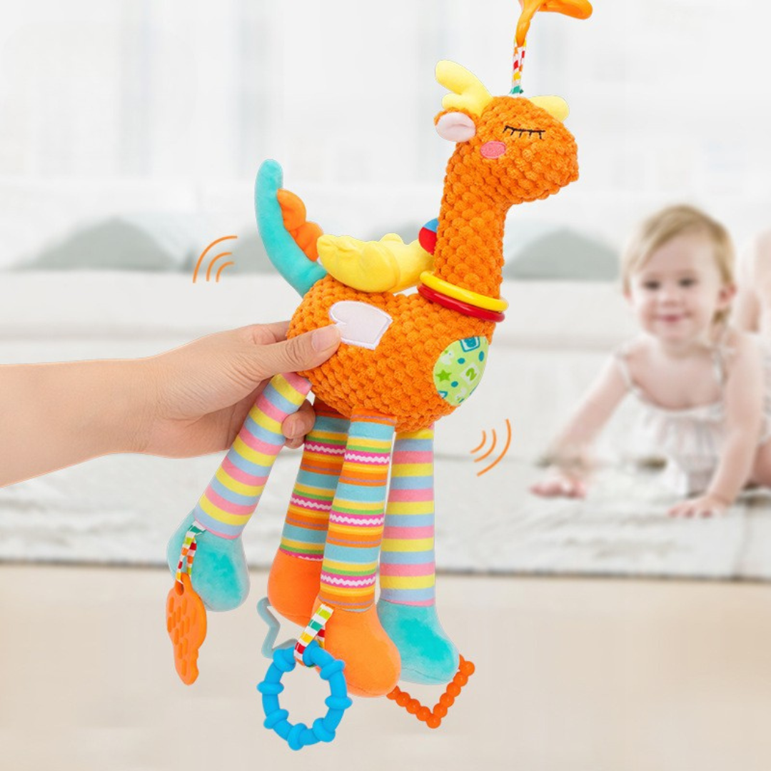 Sensory plush toy for babies