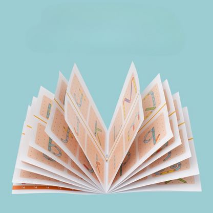 Creative Montessori wooden nail puzzle toy