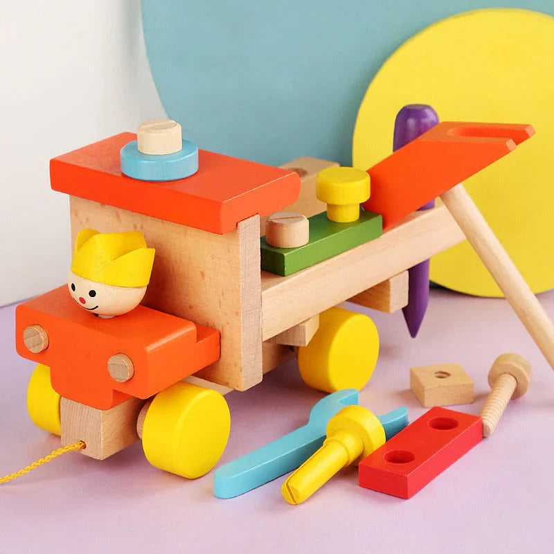 Woods - Screw Car Toy – Develop Curiosity and Cognitive Skills