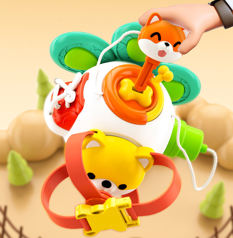 Children's Montessori Activity Cube - Perfect for On-the-Go