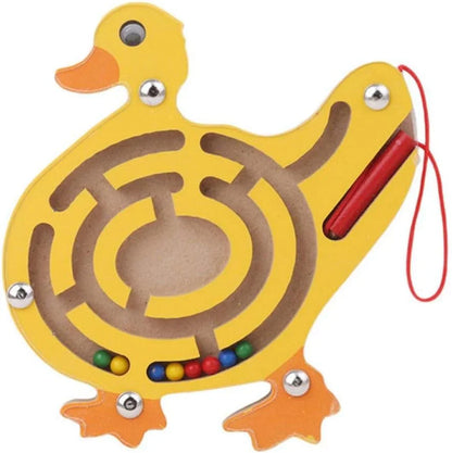 Animal Adventure Maze – Magnetic Wooden Puzzle