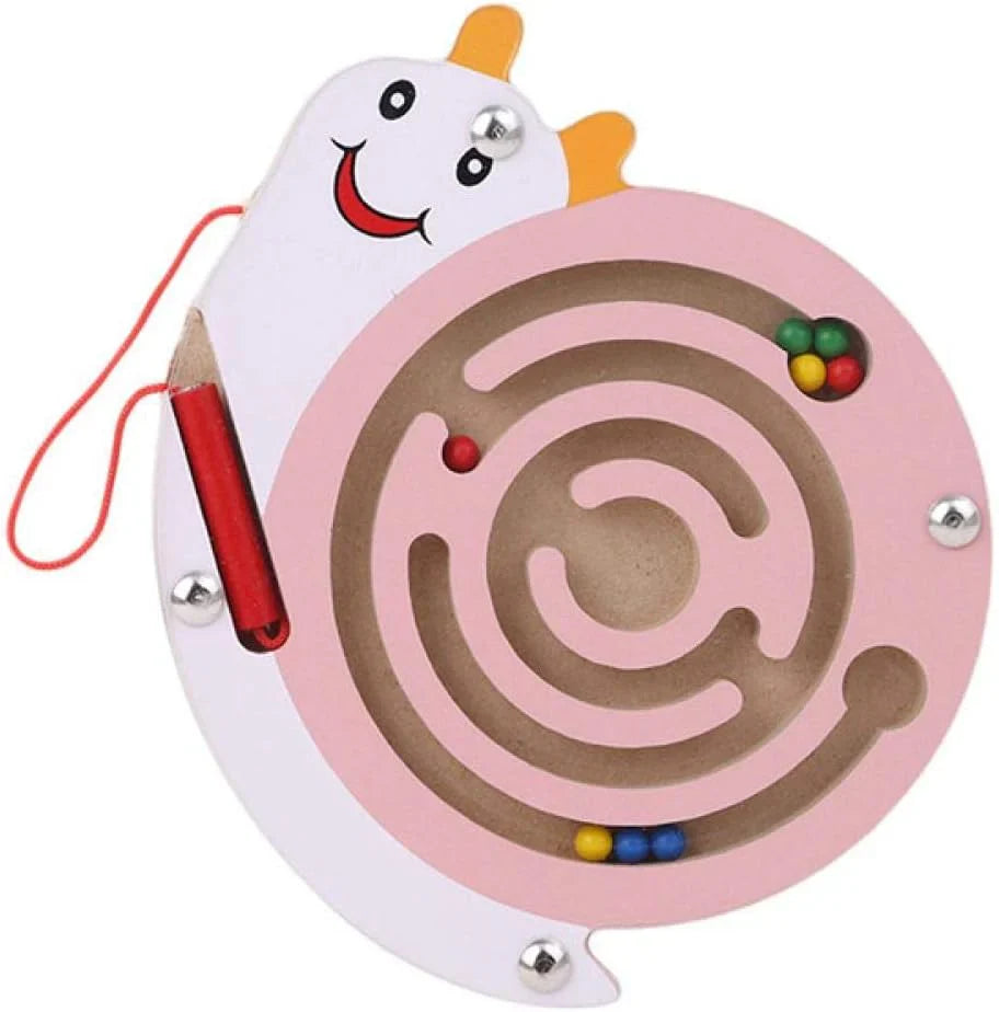 Animal Adventure Maze – Magnetic Wooden Puzzle