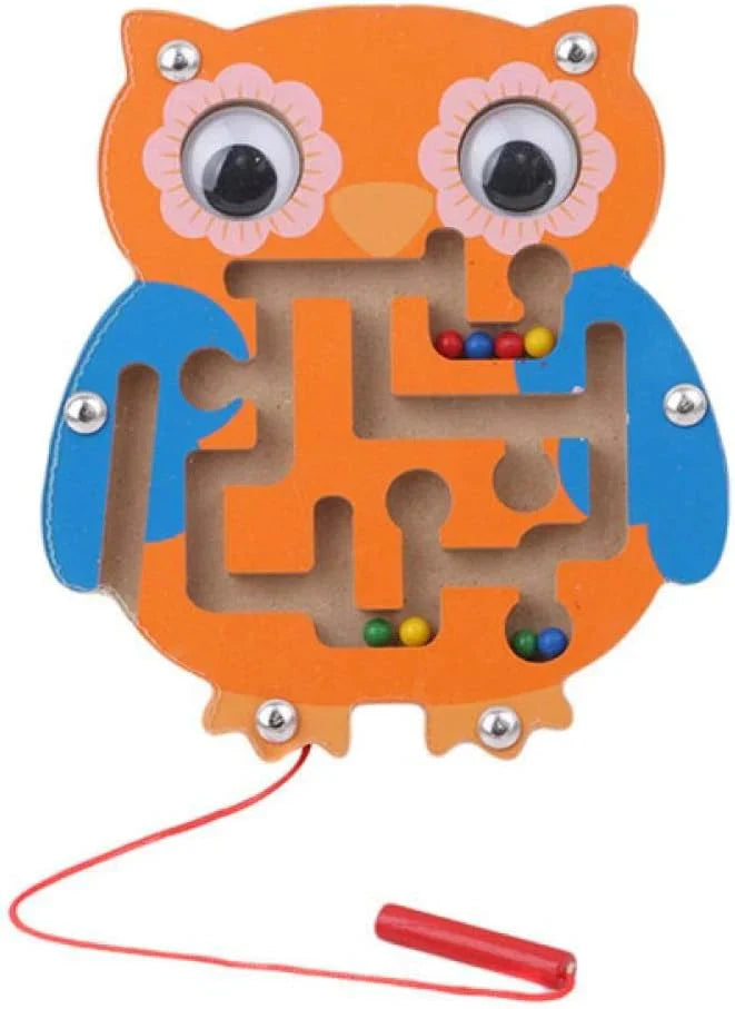 Animal Adventure Maze – Magnetic Wooden Puzzle