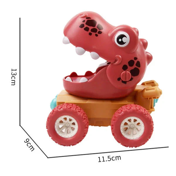 PUSH & DRIVE – DINO MONSTER TRUCKS