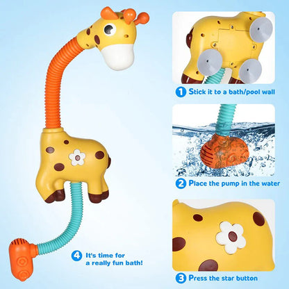 Splashy Giraffe – Fun Bath Shower Toy
