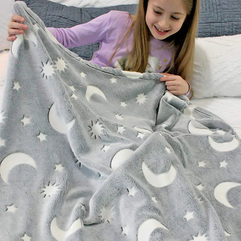 Starlight Glow Blanket – Soft & Luminous Comfort
