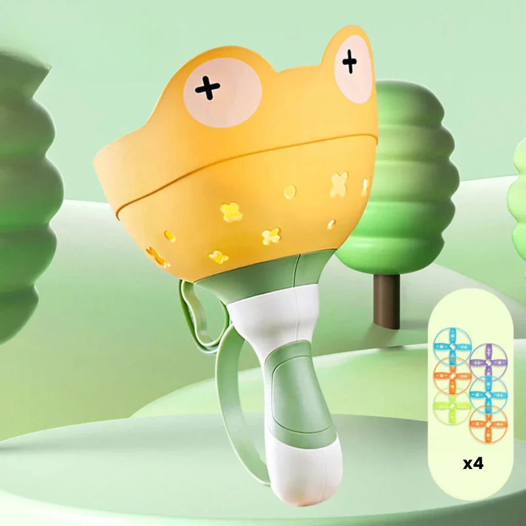 Interactive Flying Disc Launcher