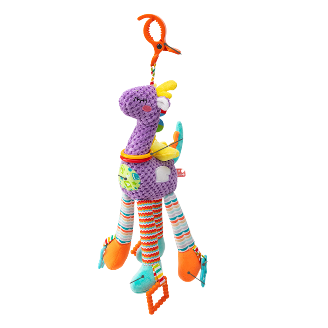 Sensory plush toy for babies