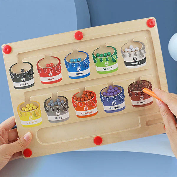 Magnetic Maze Learning Board
