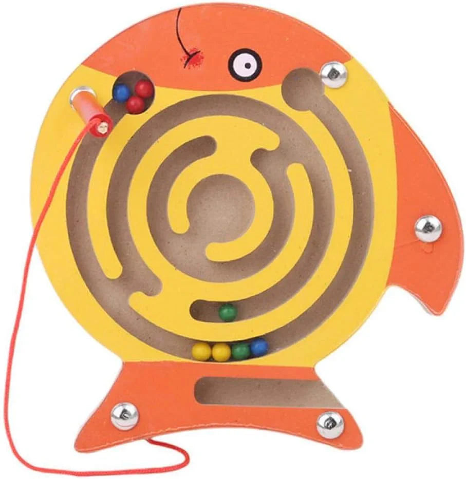 Animal Adventure Maze – Magnetic Wooden Puzzle