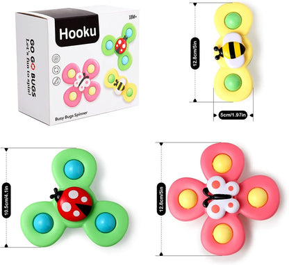 Interactive Bath Spinner Toy | Make Bath Time Fun - Spinning Bath Toy