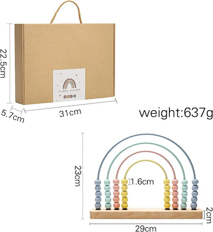 Rainbow Wooden Abacus