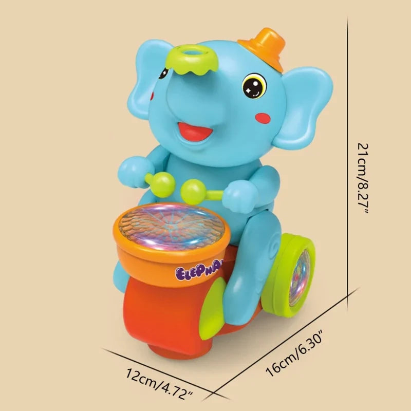 Musical Elephant Drum Toy