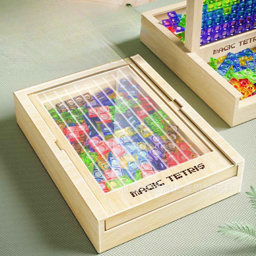Magic Wooden Tetris Game