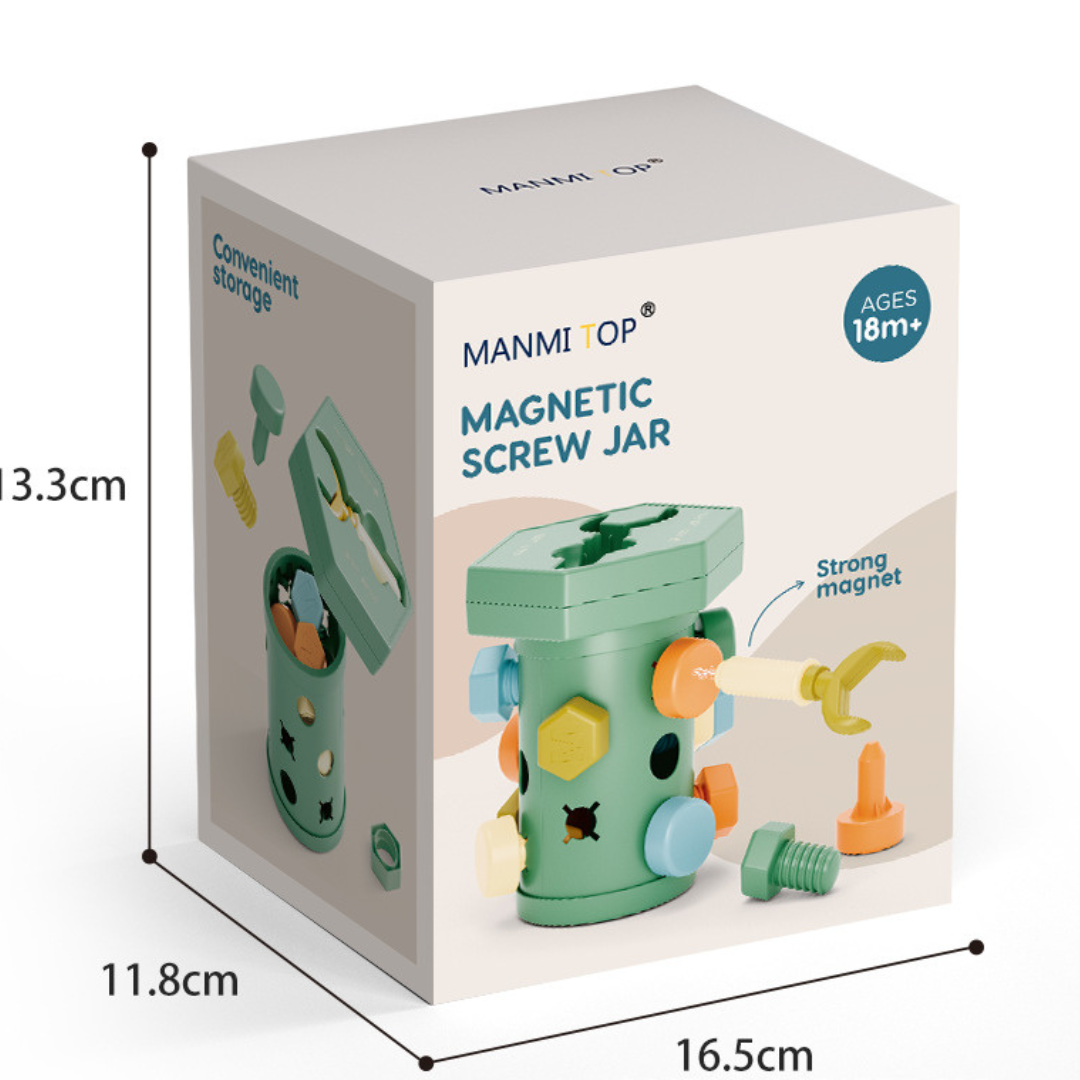 Montessori screws play set