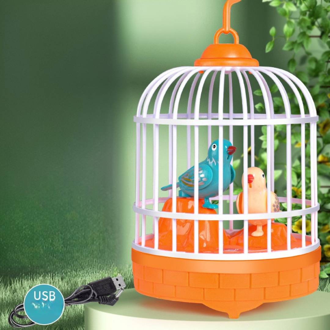 Talking Bird Cage Kids Toy